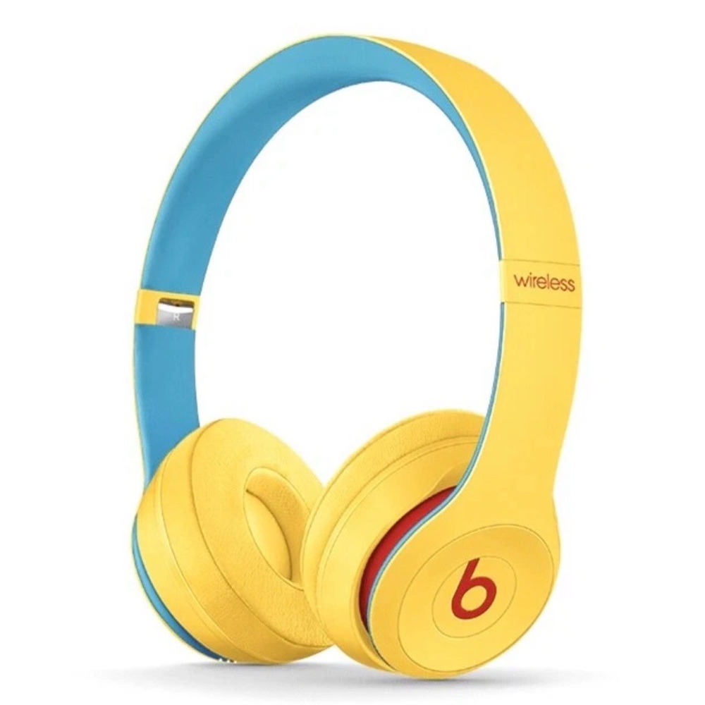 New Original Beats Solo3 Wireless Club
Yellow Collection Headphones
Bluetooth